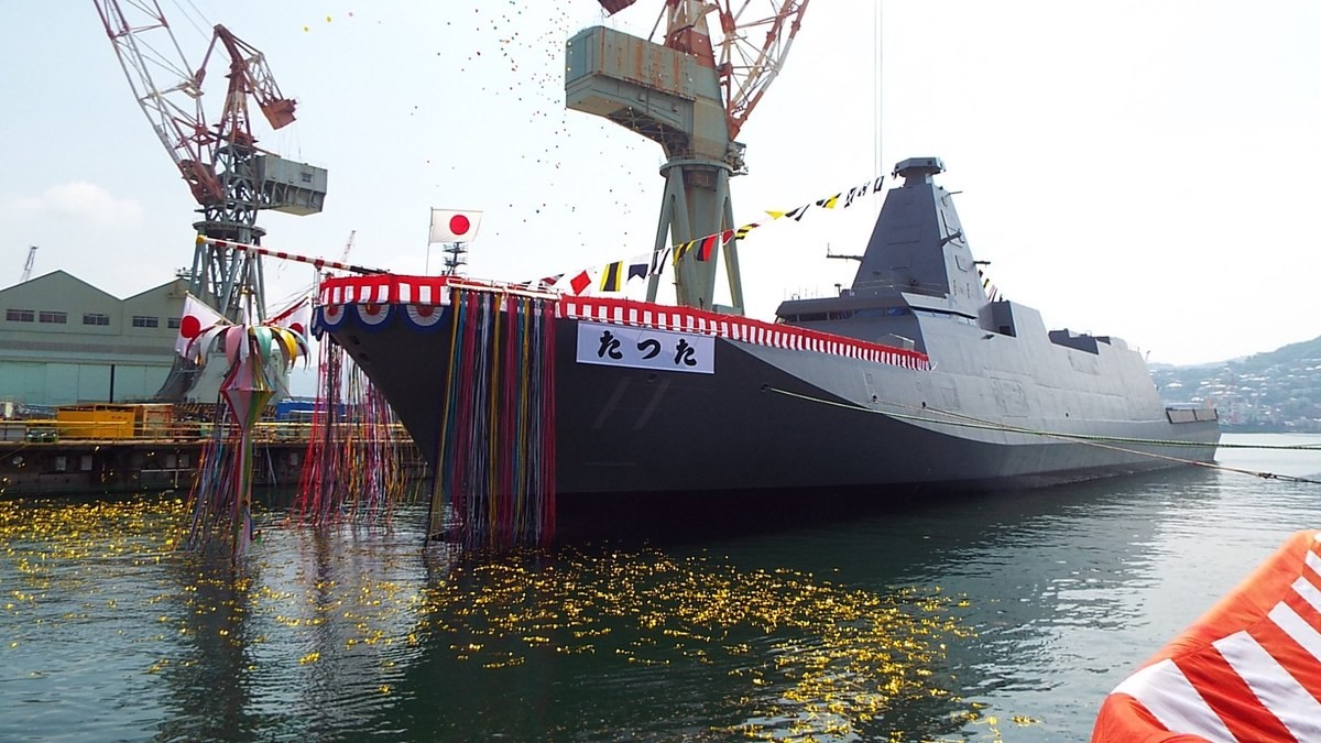 Japan's upgraded Mogami-class frigate (New FFM) design, selected by Australia in August 2025