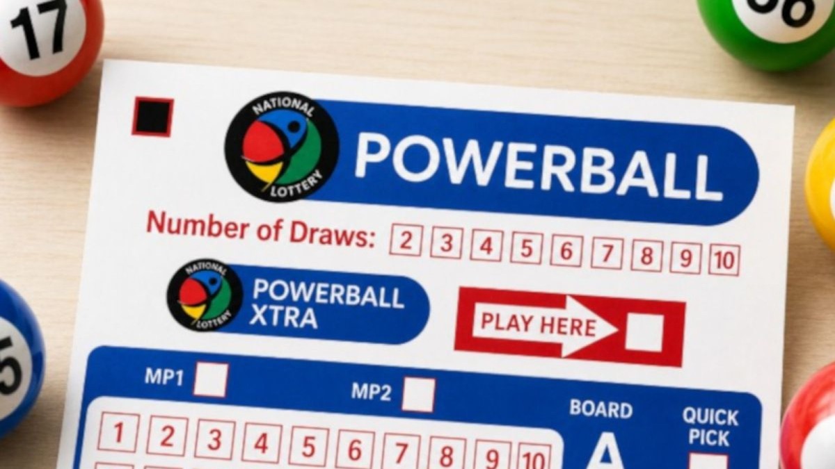 The PowerBall and PowerBall XTRA results for Tuesday, 15 September 2026