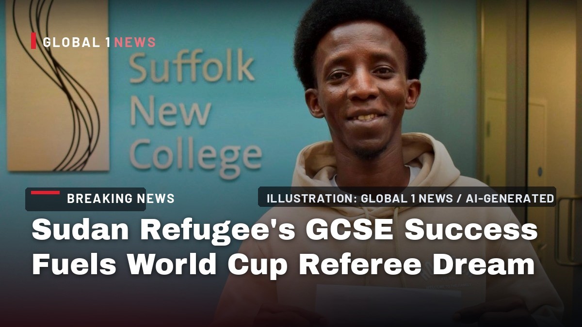 Sudan Refugee's GCSE Success Fuels World Cup Referee Dream
