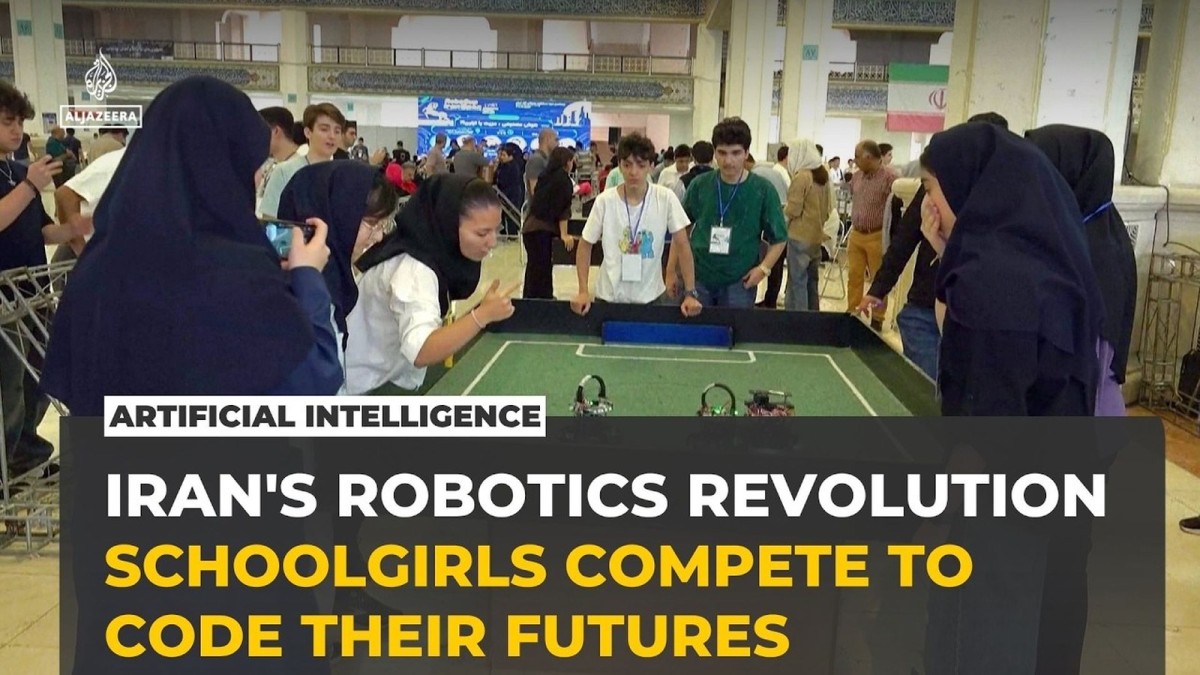 Iranian schoolgirls showcase robotics talent at Tehran's RoboCup