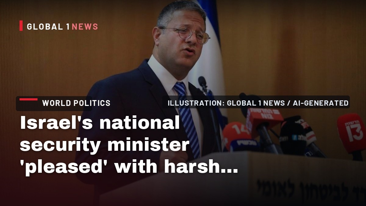 Israel's national security minister 'pleased' with harsh conditions of Palestinian prisoners