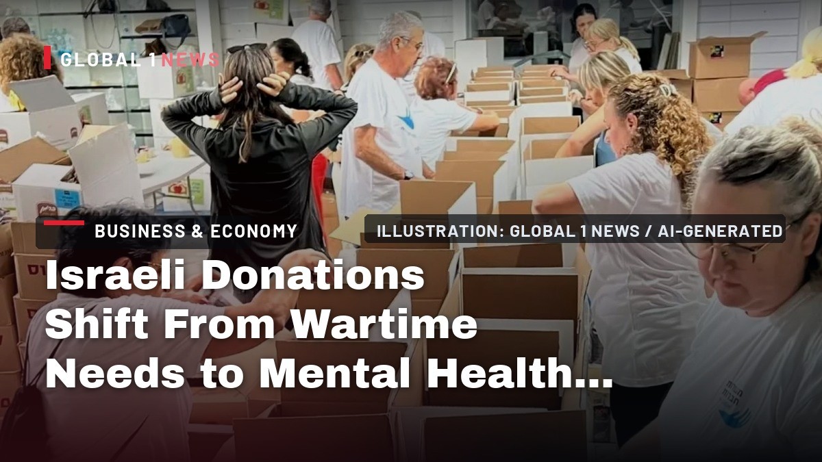 Israeli Donations Shift From Wartime Needs to Mental Health and Rehabilitation, Fundraising Data Shows