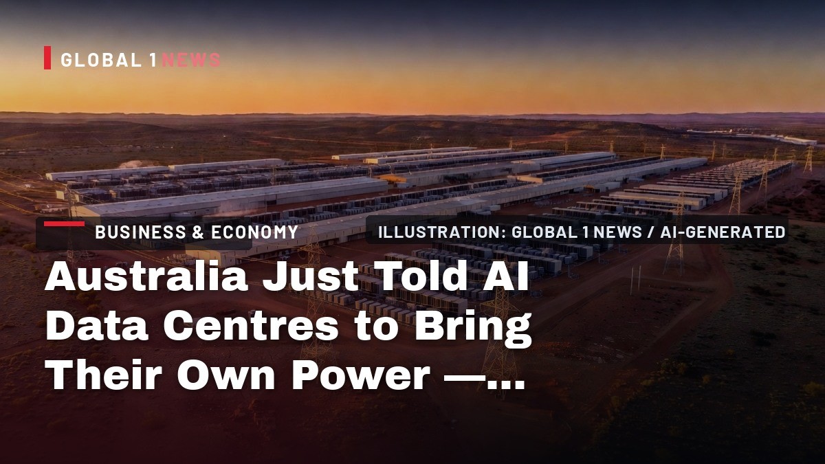 Australia Just Told AI Data Centres to Bring Their Own Power — and Then Backed Down Before the Meeting Ended