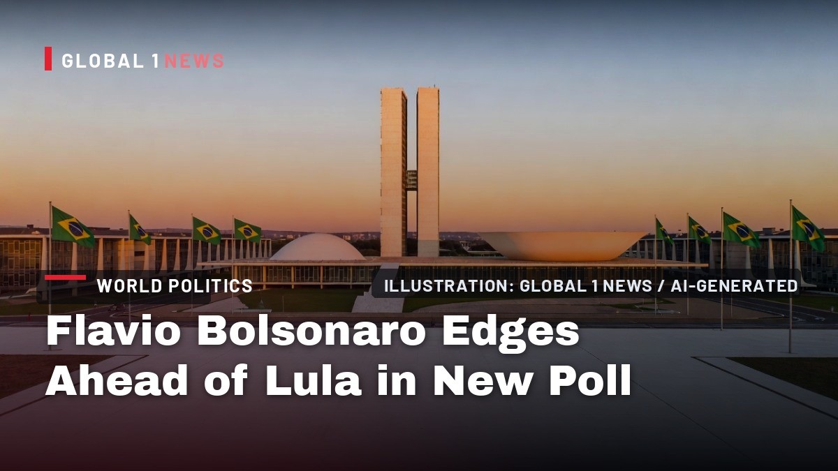 Flavio Bolsonaro Edges Ahead of Lula in New Poll as Brazil's October Vote Looms