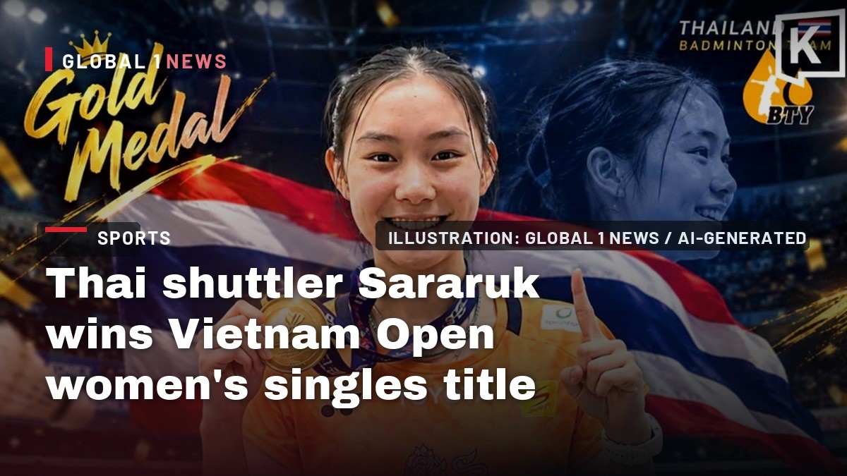 Thai shuttler Sararuk wins Vietnam Open women’s singles title