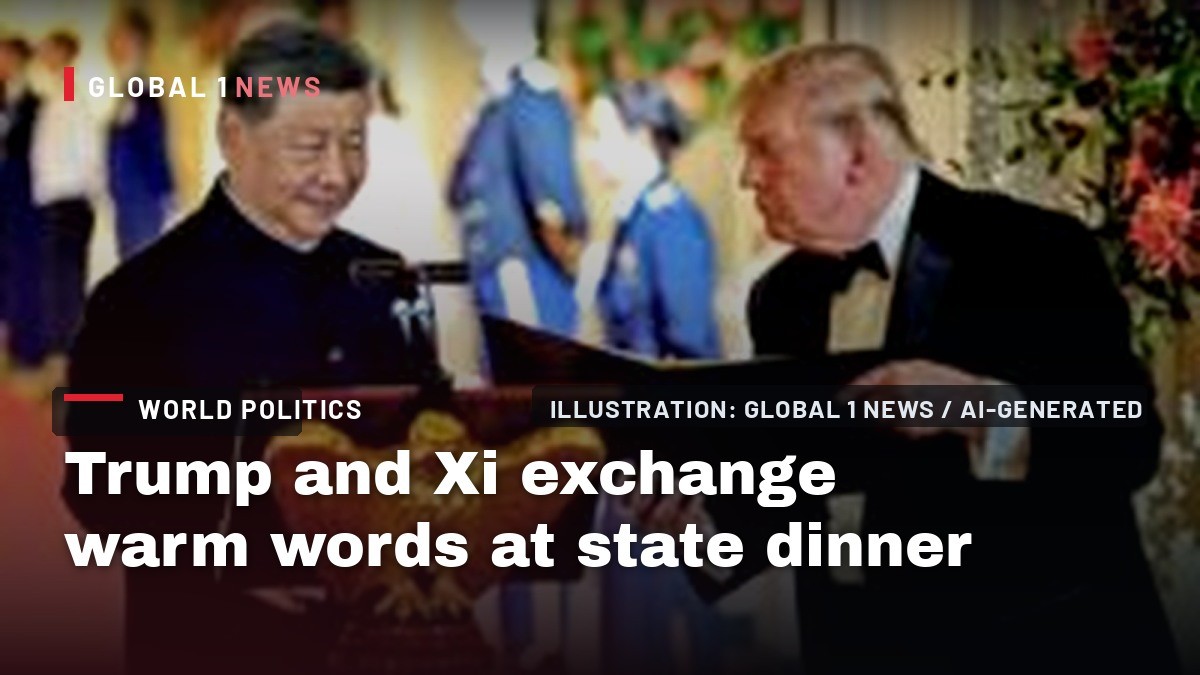 Trump and Xi exchange warm words at state dinner but little progress on key issues
