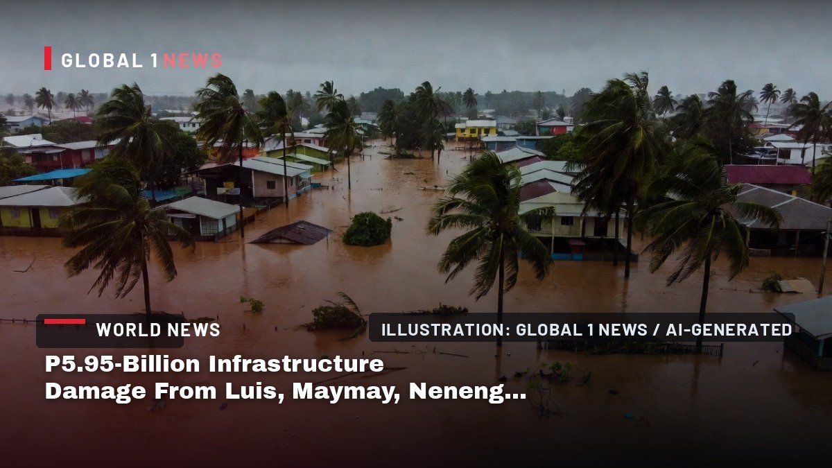 P5.95-Billion Infrastructure Damage From Luis, Maymay, Neneng, Habagat