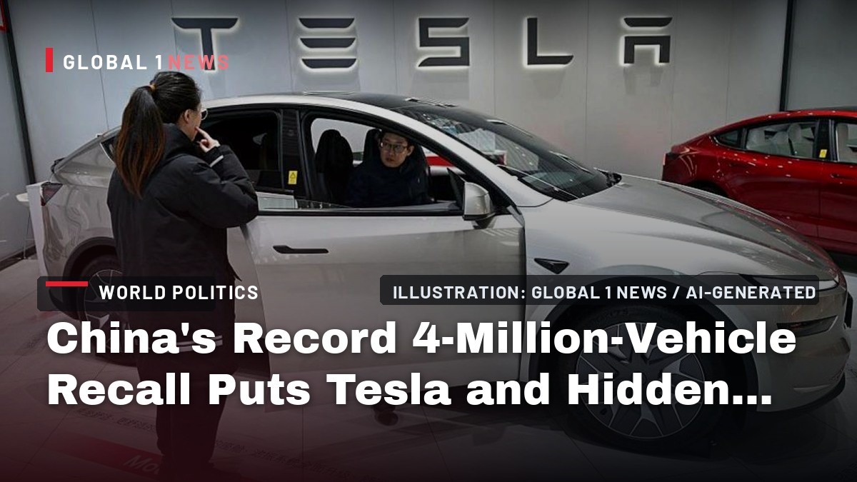 China's Record 4-Million-Vehicle Recall Puts Tesla and Hidden Door Handles in the Regulatory Crosshairs