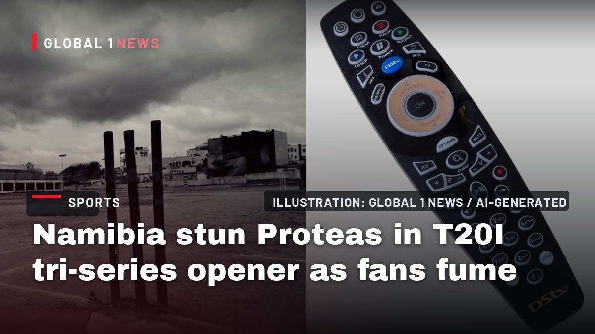 Namibia stun Proteas in T20I tri-series opener as fans fume over 'missing' broadcast