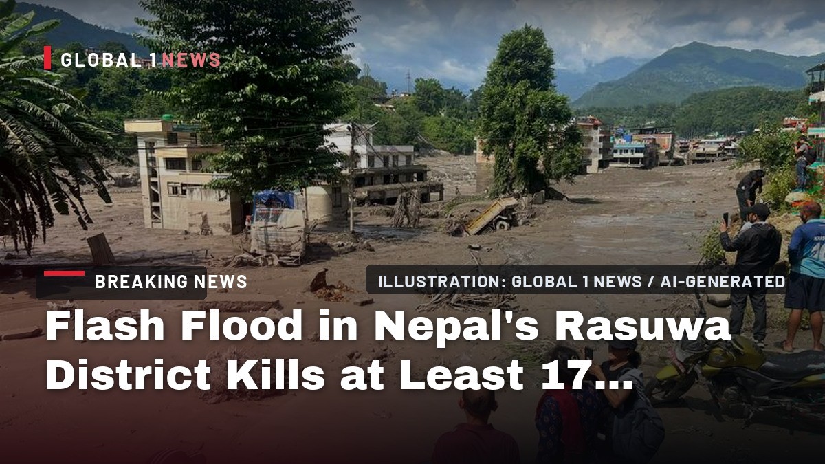 Flash Flood in Nepal's Rasuwa District Kills at Least 17, Hundreds Missing Near Tibet Border