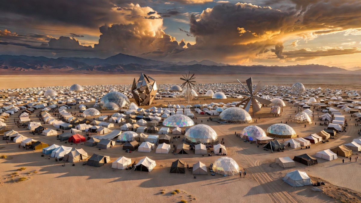 Man Dies at Burning Man as Rain and Mud Close Festival Gates