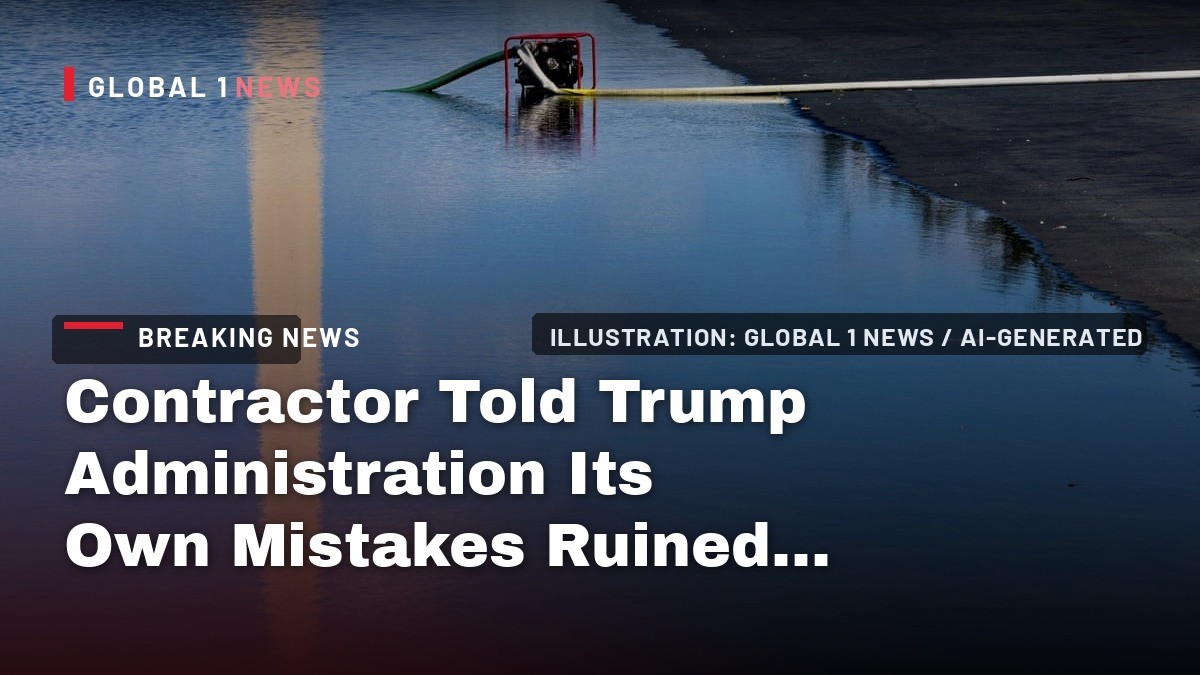 Contractor Told Trump Administration Its Own Mistakes Ruined the Reflecting Pool