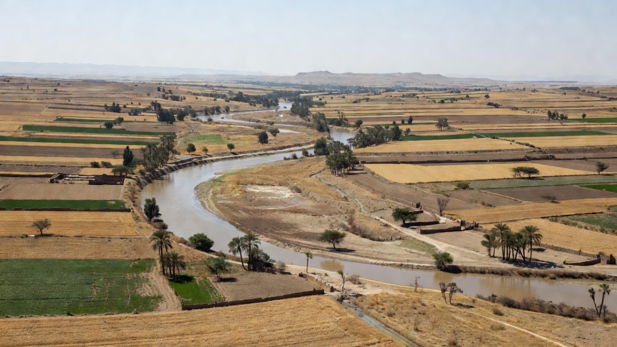 The Euphrates River valley in eastern Syria, where the Syrian Arab Army has extended a unified chain of command after the SDF integration
