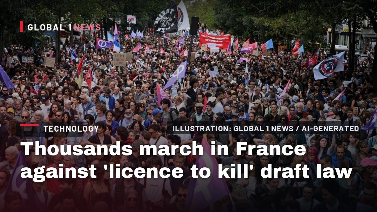 Thousands march in France against ‘licence to kill’ draft law
