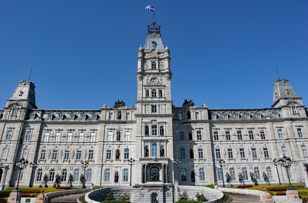 The Parliament Building of Quebec in Quebec City, home of the National Assembly (Wikimedia Commons)