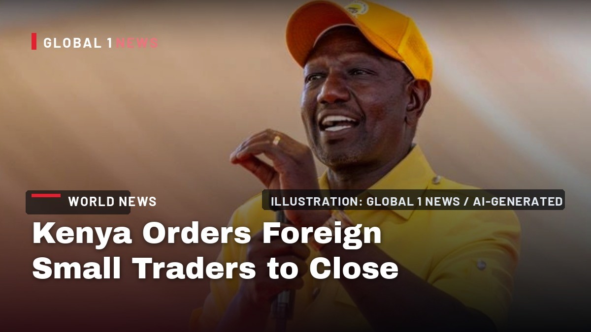 Kenya Orders Foreign Small Traders to Close as Ruto Backs Local Hawkers