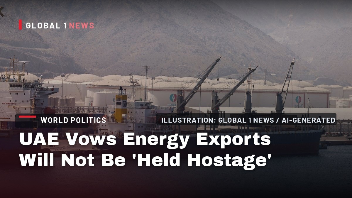 UAE Vows Energy Exports Will Not Be 'Held Hostage' as It Builds Hormuz Bypass Routes