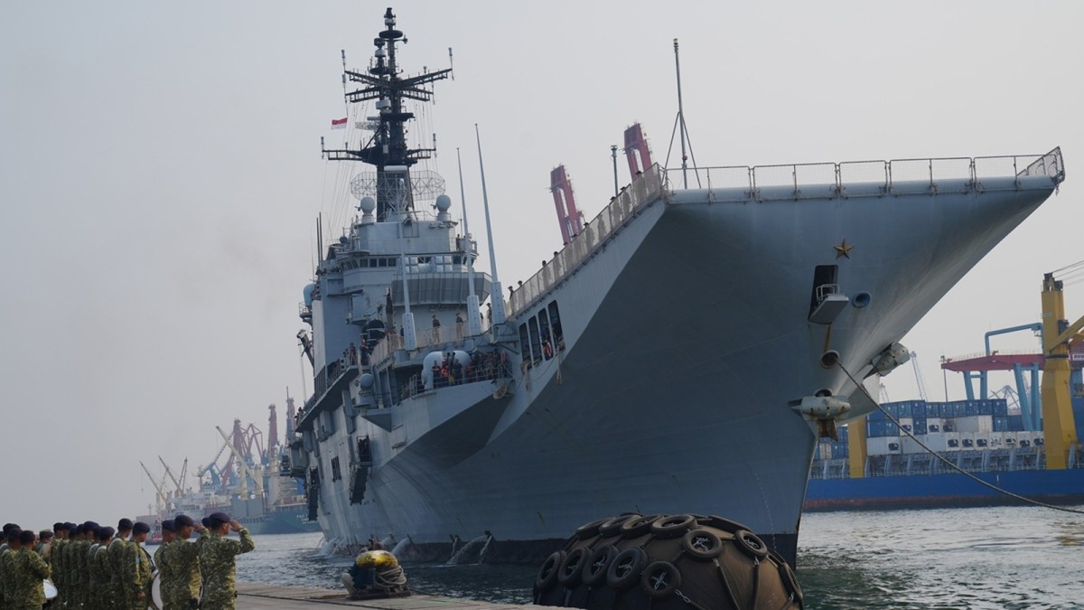 Indonesia welcomes its first aircraft carrier, prompting debate over cost and military ambitions