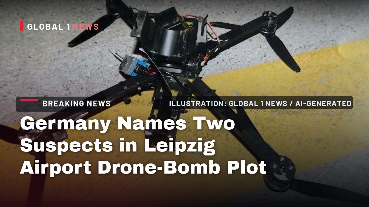 Germany Names Two Suspects in Leipzig Airport Drone-Bomb Plot as Both Remain at Large