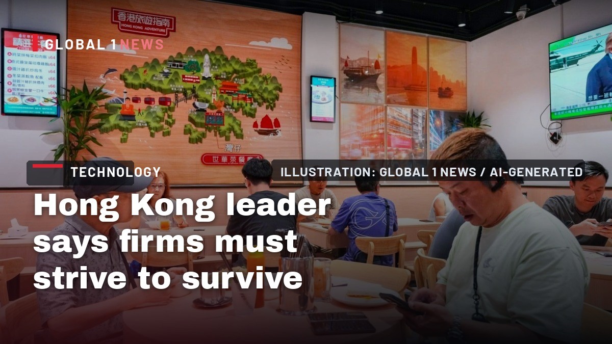 Hong Kong leader says firms must strive to survive despite government support