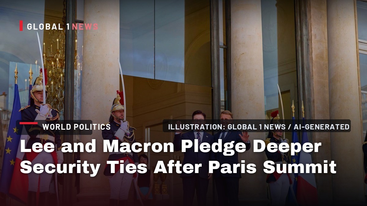 Lee and Macron Pledge Deeper Security Ties After Paris Summit