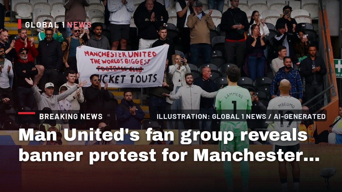 Man United’s fan group reveals banner protest for Manchester derby