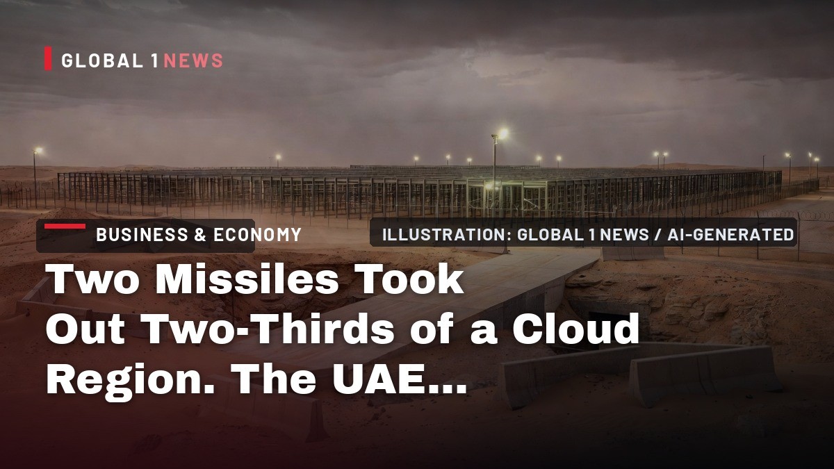 Two Missiles Took Out Two-Thirds of a Cloud Region. The UAE Just Answered With a Mountain.