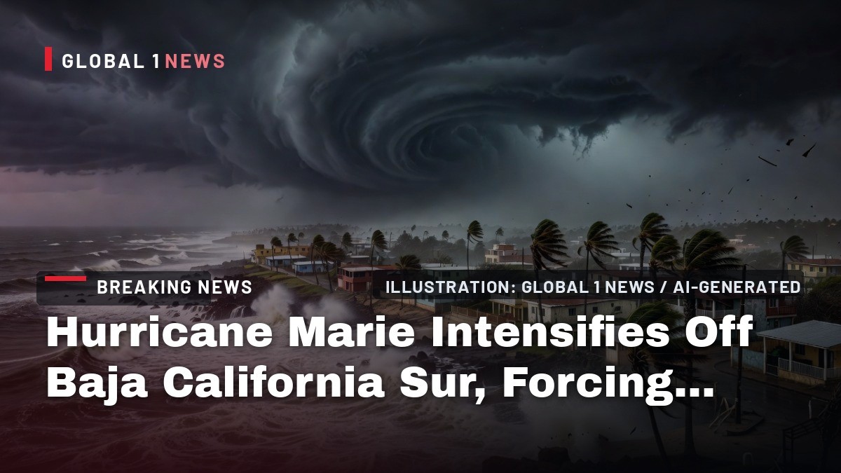 Hurricane Marie Intensifies Off Baja California Sur, Forcing Port Closures and Class Suspensions