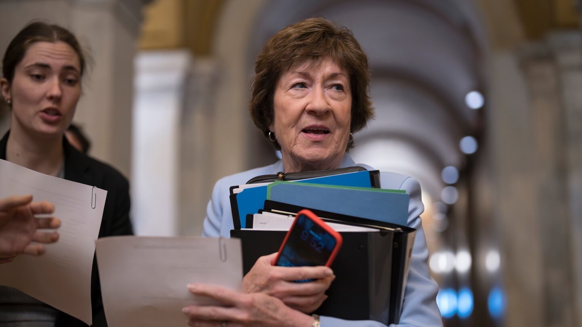 Sen. Susan Collins at the Capitol. Photo: Washington Sun