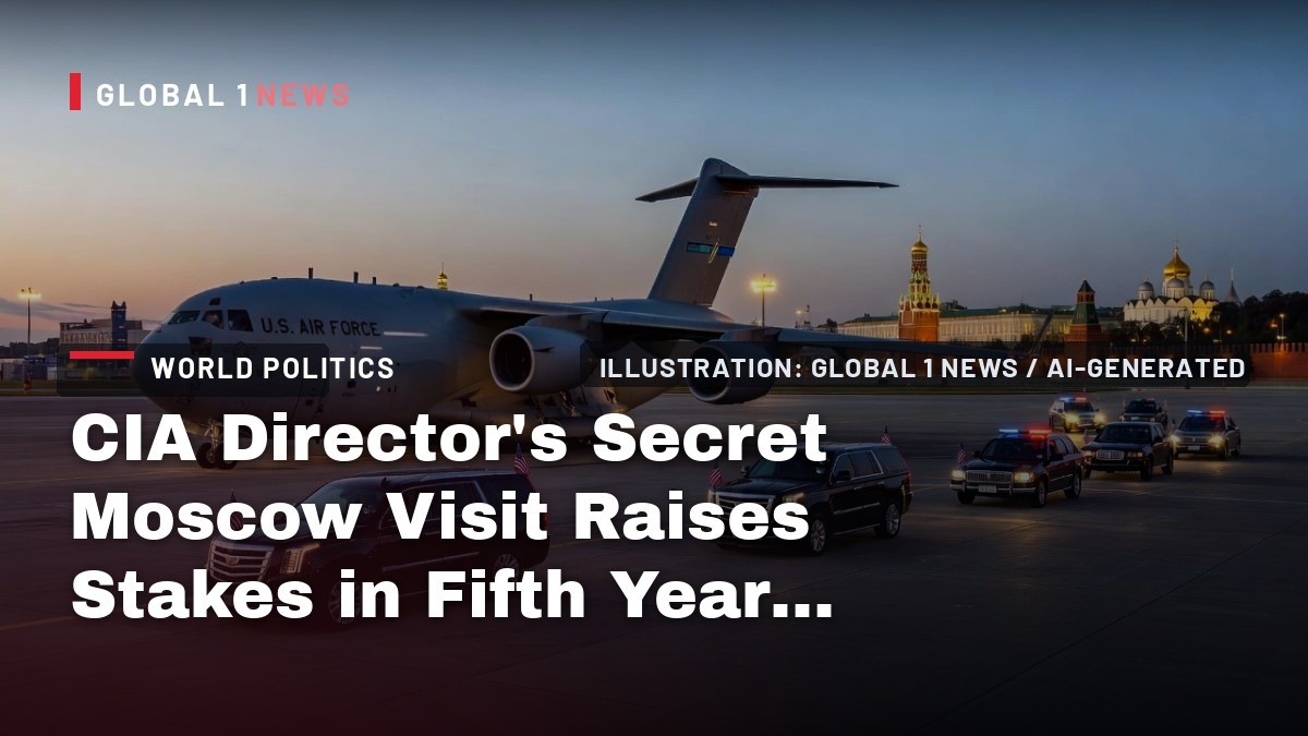 CIA Director's Secret Moscow Visit Raises Stakes in Fifth Year of War