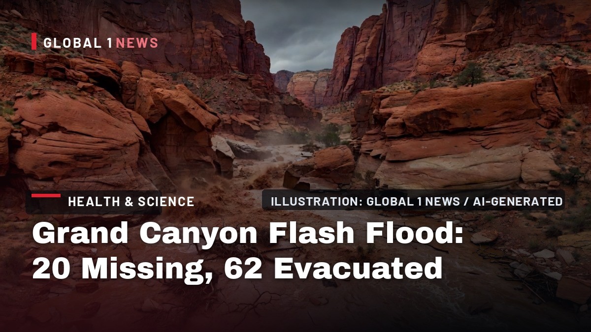 Grand Canyon Flash Flood: 20 Missing, 62 Evacuated