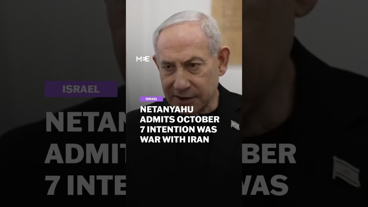 Netanyahu Says October 7 Was Meant to Lead to War With Iran