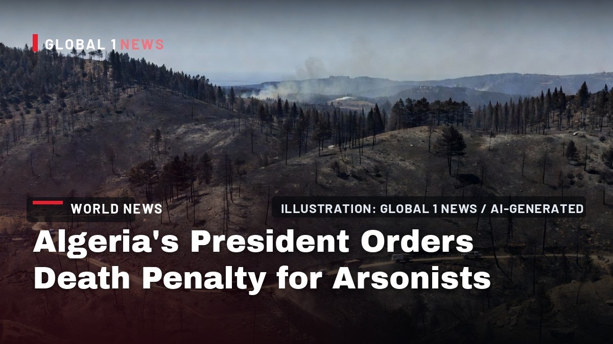 Algeria's President Orders Death Penalty for Arsonists After Deadly Wildfires Kill 12