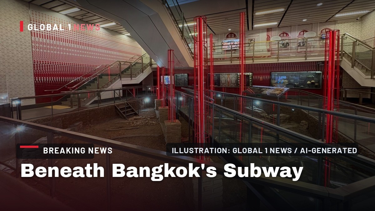 Beneath Bangkok's Subway: The Ancient Palace Foundations Found at Sanam Chai