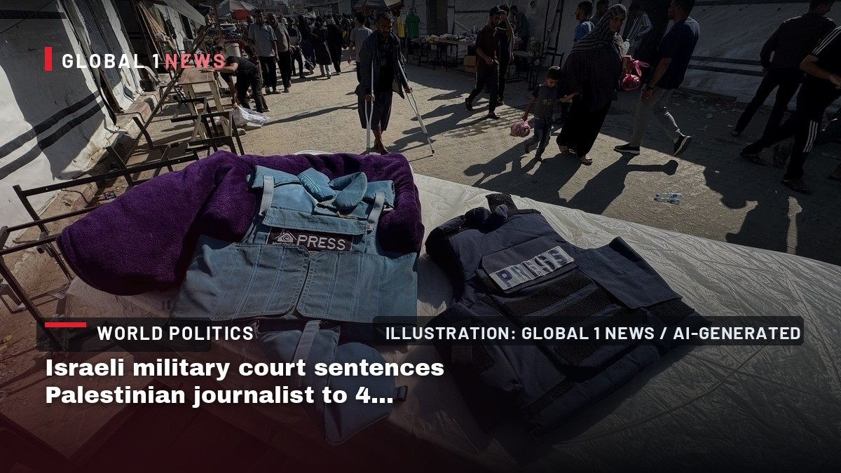 Israeli military court sentences Palestinian journalist to 4 years for 'incitement'
