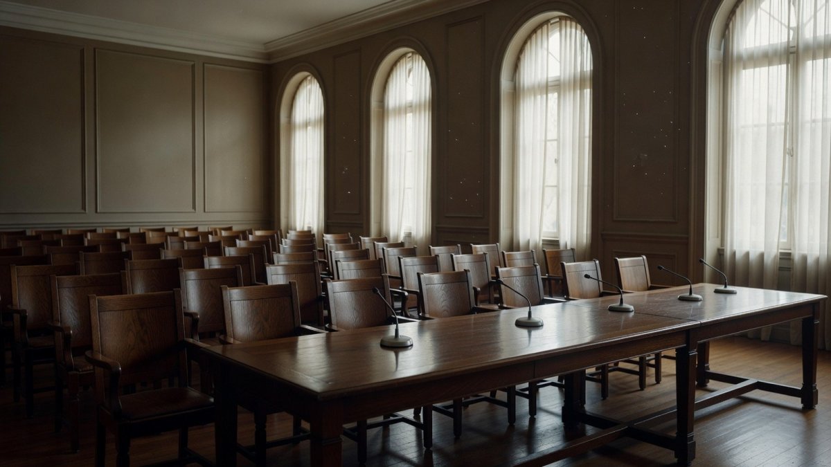 Commission hearing room in Johannesburg where the TRC cases inquiry sits