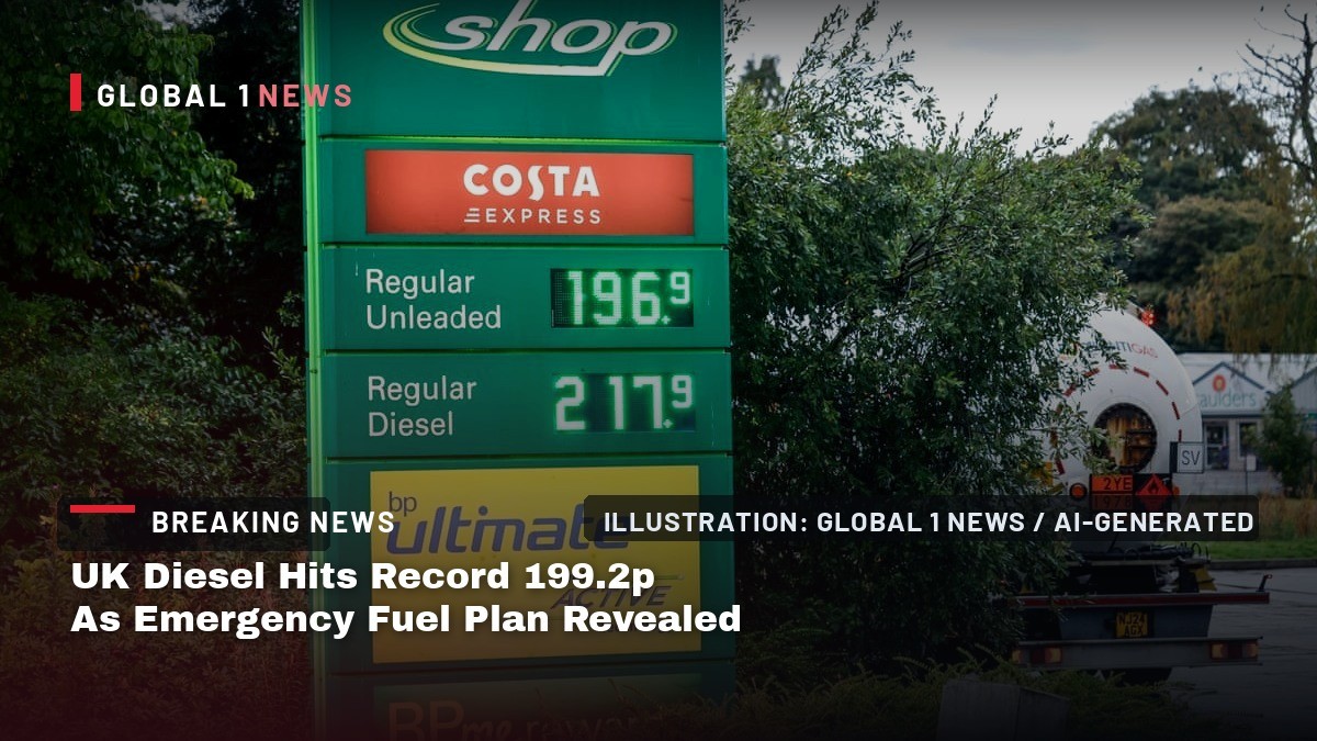 UK Diesel Hits Record 199.2p As Emergency Fuel Plan Revealed