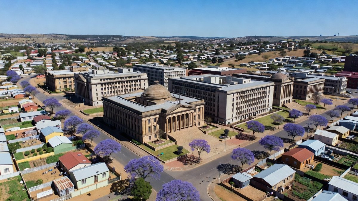 Johannesburg cityscape near the Constitutional Court