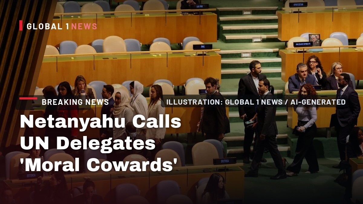 Netanyahu Calls UN Delegates 'Moral Cowards' as Dozens Walk Out of His Speech