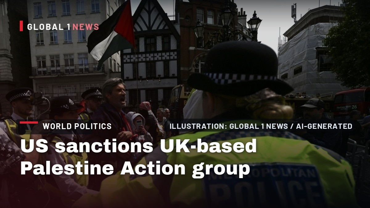 US sanctions UK-based Palestine Action group