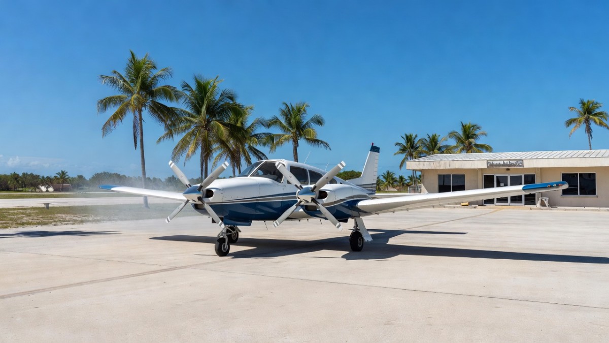A PA-34 Piper similar to the aircraft that disappeared off Andros Island