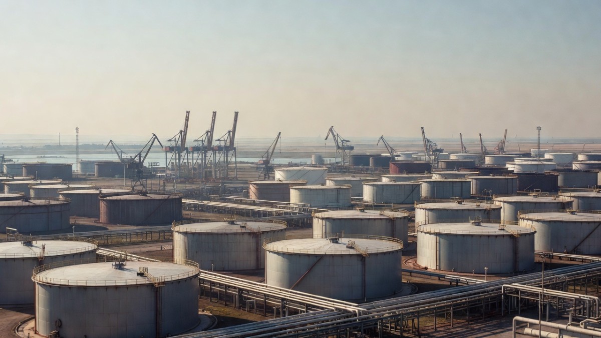 Oil terminal infrastructure tied to Strait of Hormuz shipping