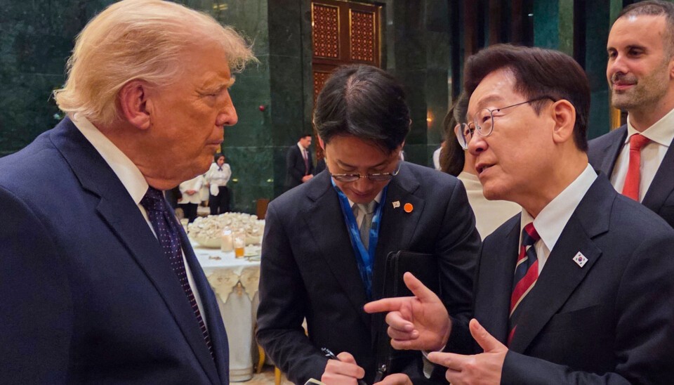 South Korean President Lee Jae-myung and U.S. President Donald Trump at a NATO summit dinner in Ankara, July 7, 2026