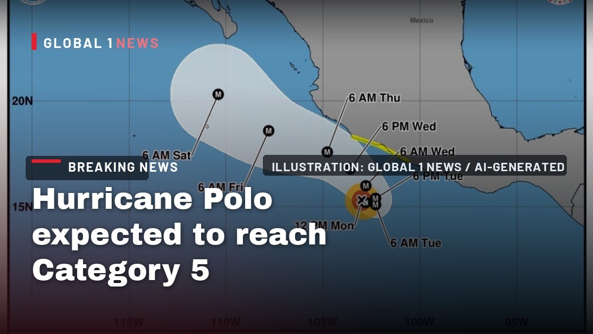 Hurricane Polo expected to reach Category 5 as it nears Mexico’s Pacific coast