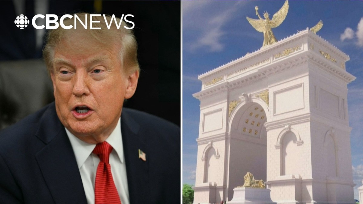 Trump proposes militarised triumphal arch in Washington DC