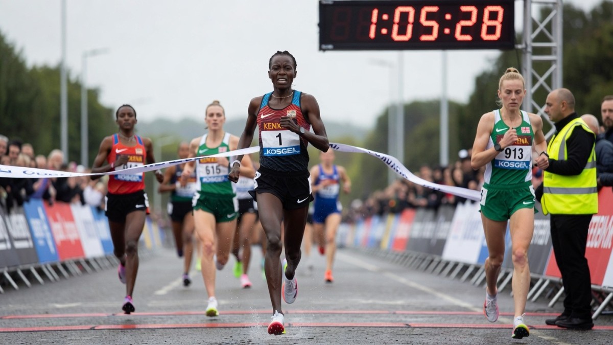 Kosgei wins Great North Run but McColgan withdraws