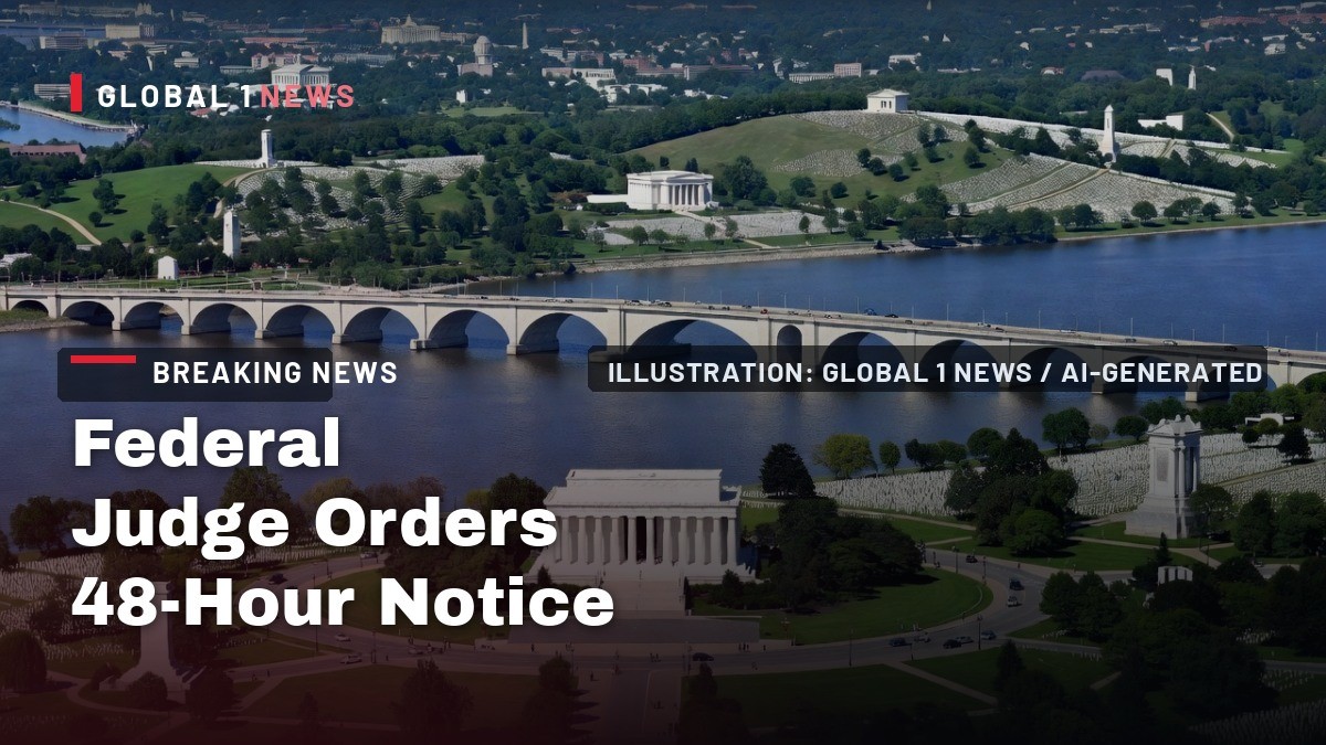 Federal Judge Orders 48-Hour Notice Before Work on Trump's 250-Foot Arch Near Arlington