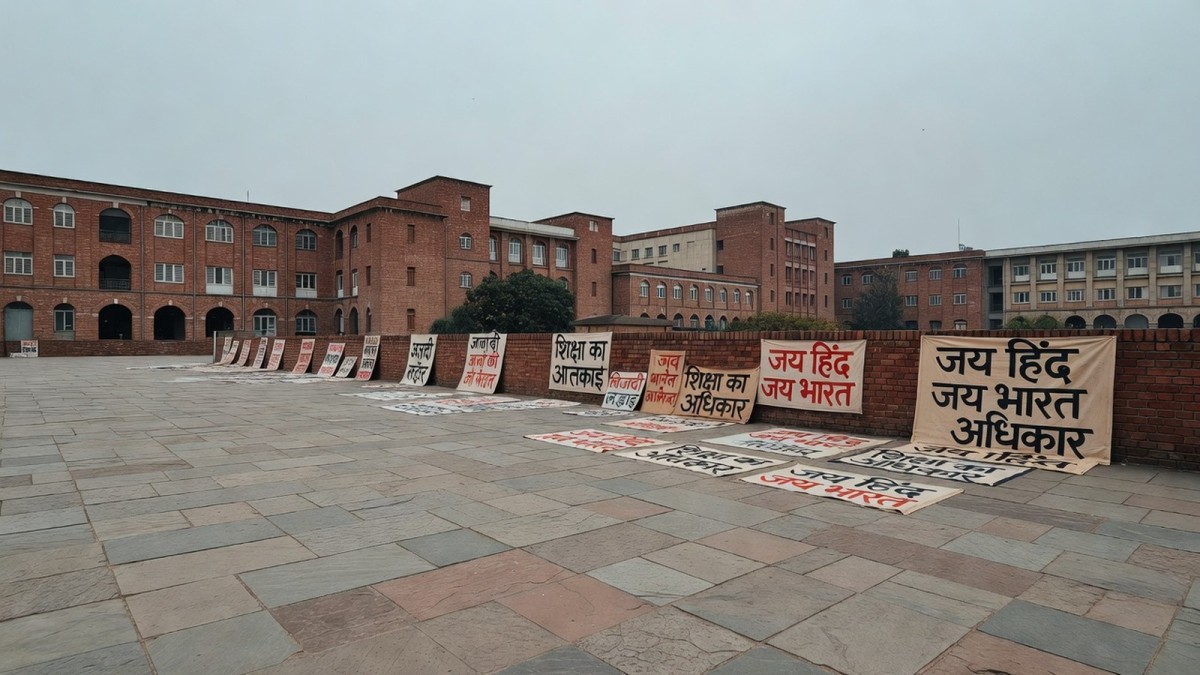 Hundreds of New Delhi Students Protest for Stronger Safety Measures