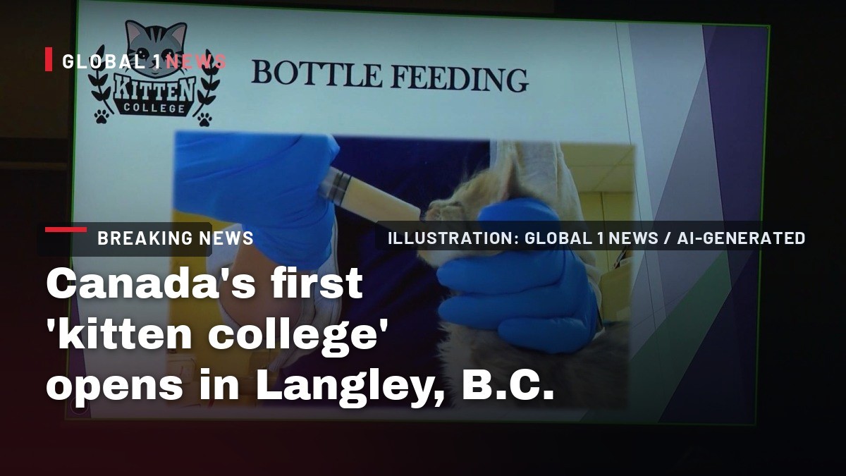 Canada’s first ‘kitten college’ opens in Langley, B.C.