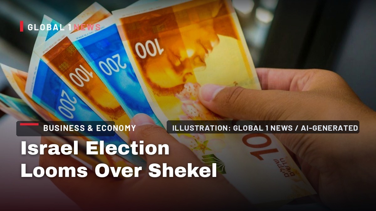 Israel Election Looms Over Shekel as JPMorgan Sees Up to 3 Percent Swing
